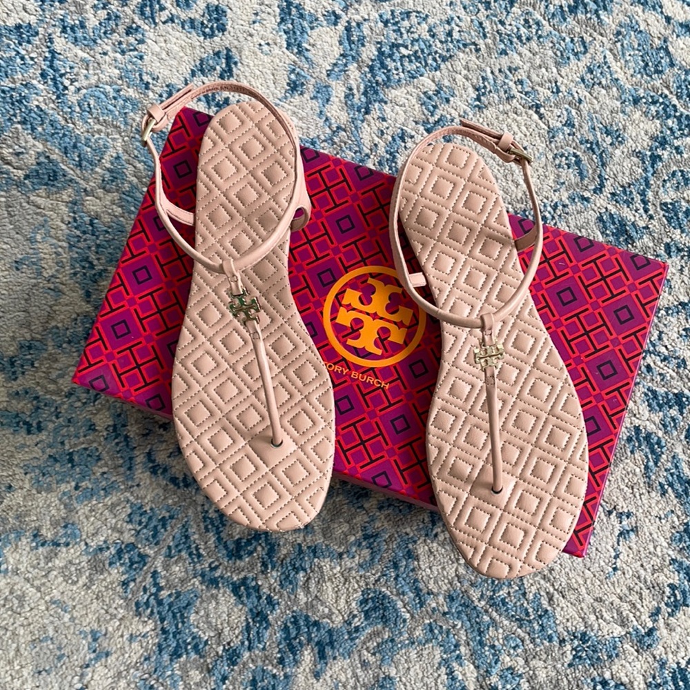 Pink Tory Burch sandals sz7